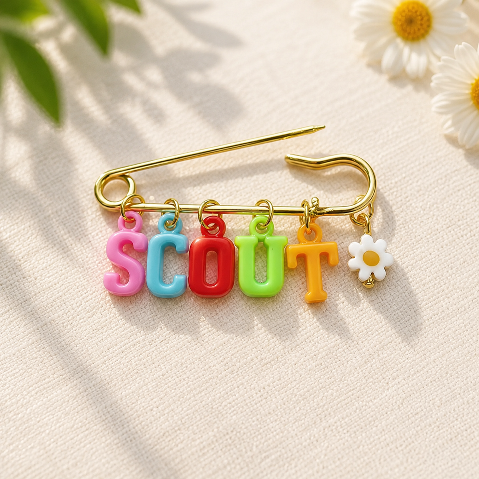 Personalized Charm Pin – Persoonlijk & Stijlvol – Naam Broche
