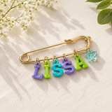 Personalized Charm Pin – Persoonlijk & Stijlvol – Naam Broche