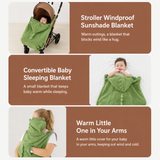 Dinosaur Baby Carrier Cover – Warm & Comfort – Dino Baby Deken