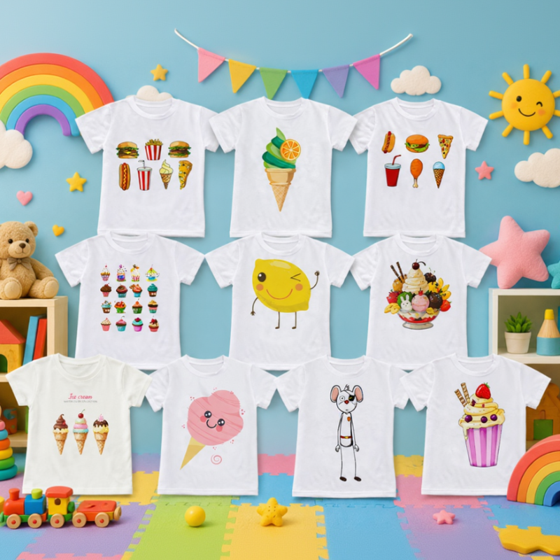 Boys & Girls Summer Tee – Comfort & Speels – Leuke Print Kinder T-shirt