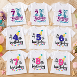 Birthday Graphic Tee – Schattig & Luchtig – Verjaardag Kinder T-shirt