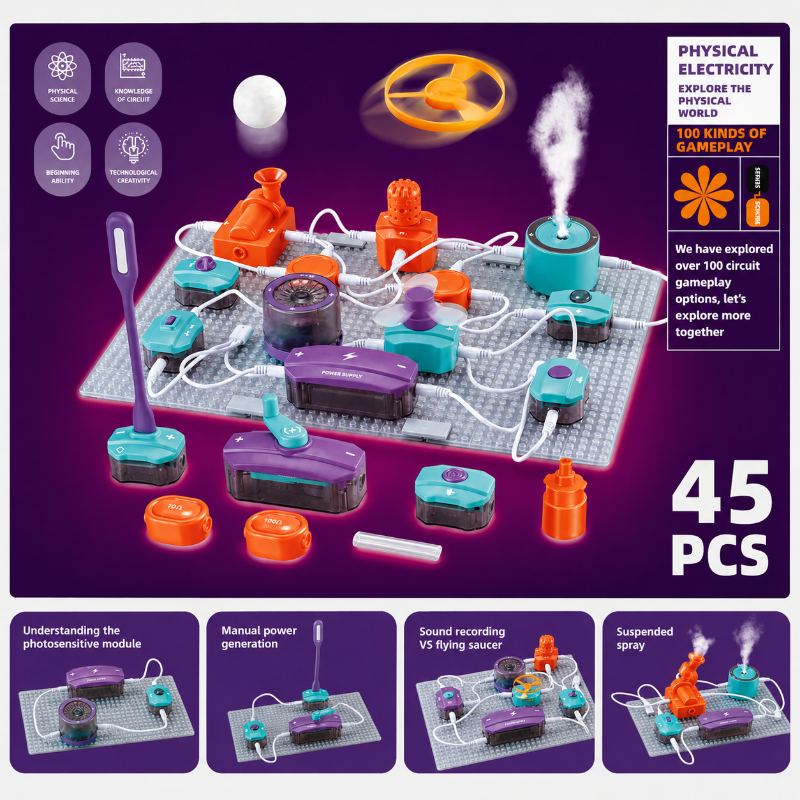 STEM Electronic Building Kit – Leerzaam & Technisch – Circuit Experimenten Set