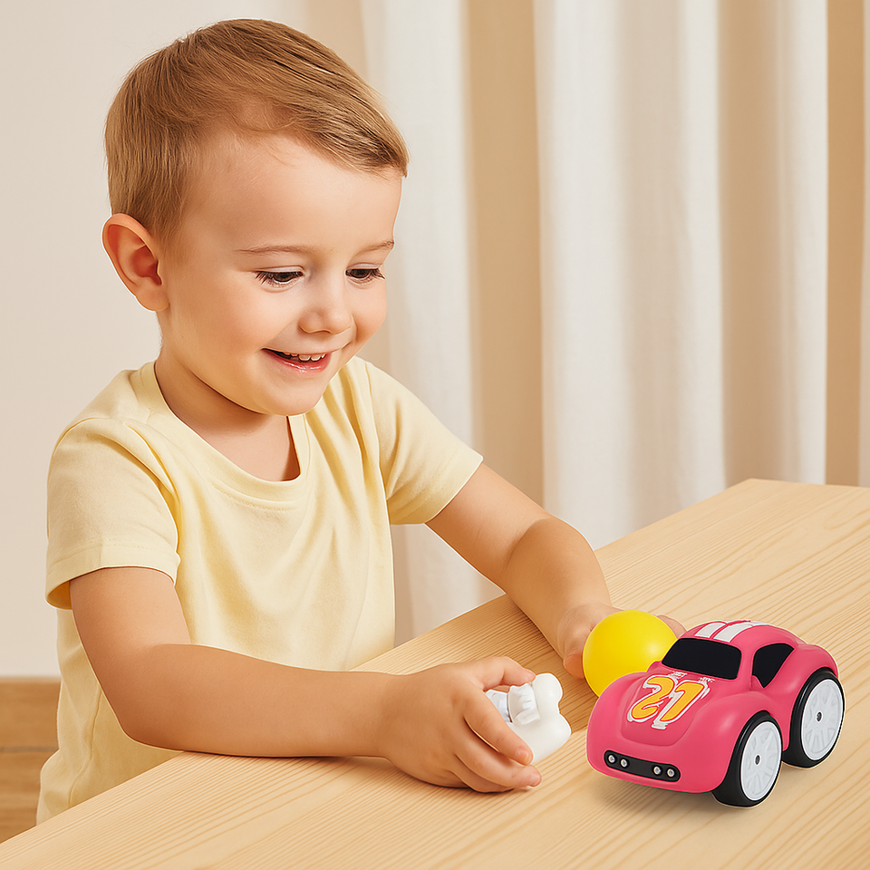 TinyRacer – Tekenplezier & Slim Rijden – Autonome Cartoon Auto