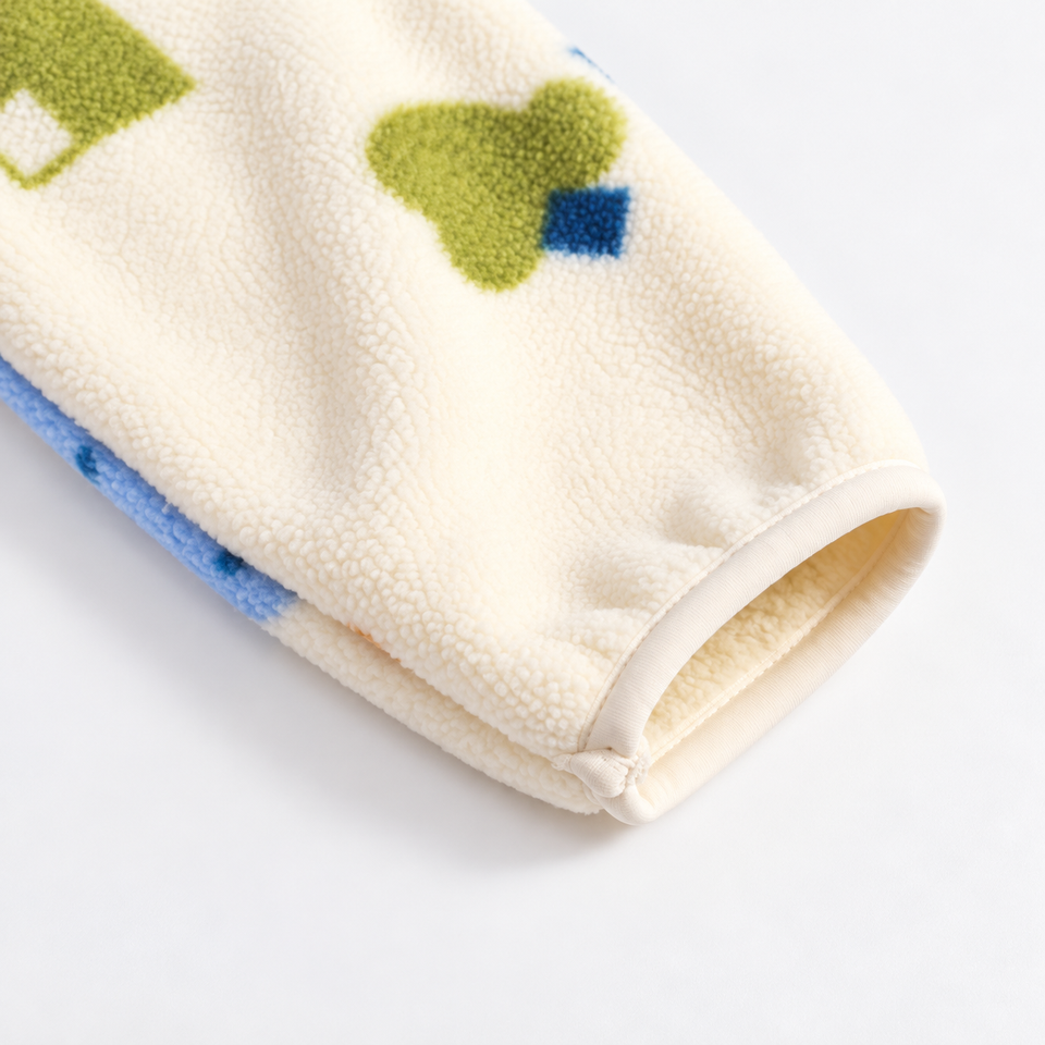 CozyFleece – Zacht & Speels – Warme Kinderjas met Cartoonprint