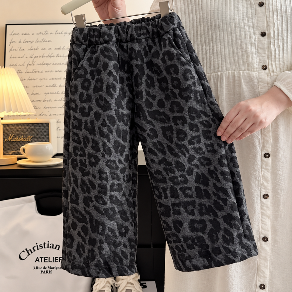 CozyPants – Warm & Comfortabel – Fleece Kinderbroek met Wijde Pijpen