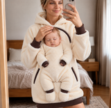 MamaHug – Warm & Praktisch – 2-in-1 Draaghoodie voor Mama en Baby
