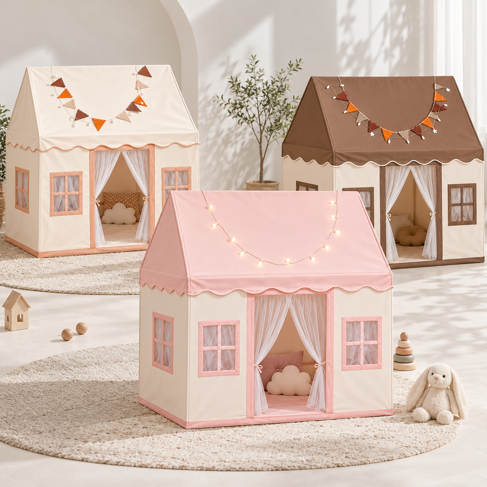 TinyHome – Gezellig & Speels – Kinder Speeltent met Raampjes