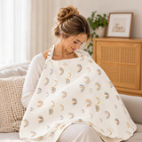 NurseEase – Praktisch & Comfortabel – Katoenen Borstvoedingsdoek voor Mama en Baby