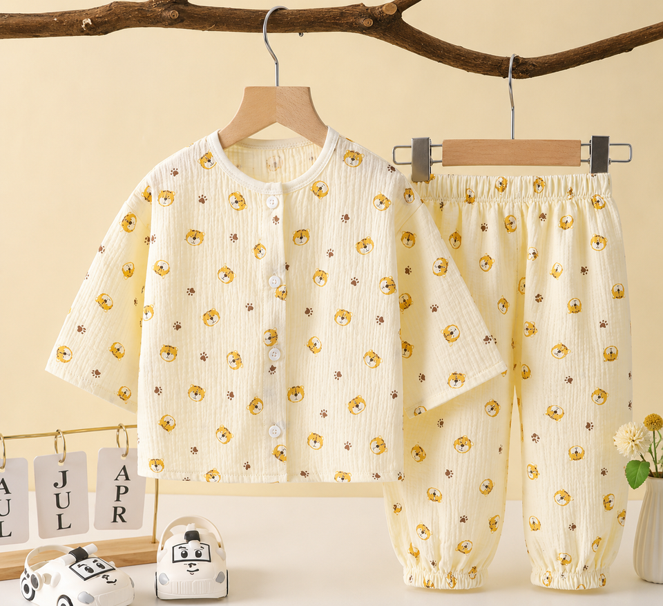 Mini Fashion™ - Luchtig Materiaal - Linnen Kleding Set