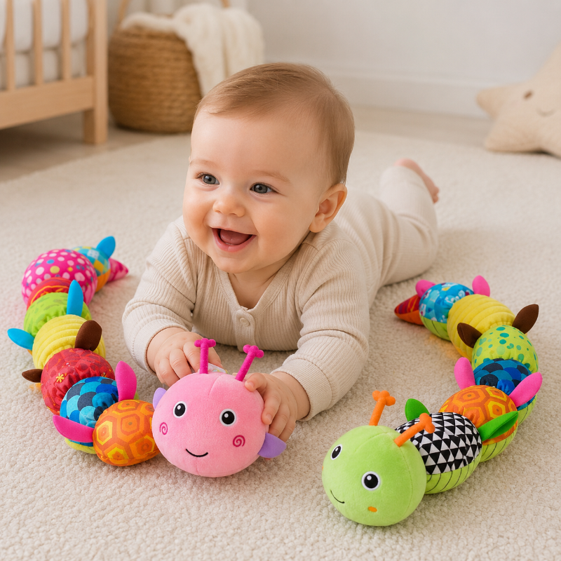 CuddleCater – Zintuiglijk & Ontwikkelend – Baby Rammelaar