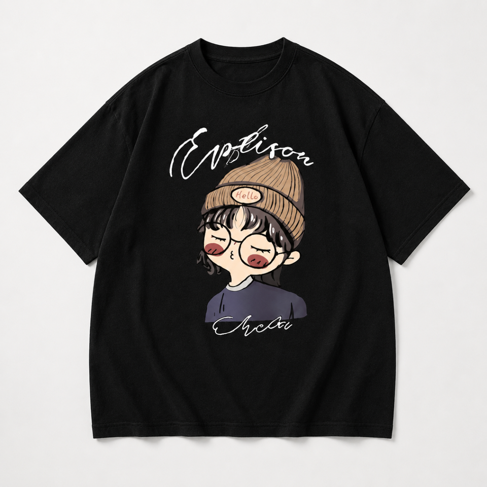 CuteStyle – Trendy & Comfortabel – T-shirt met oversized cartoonprint