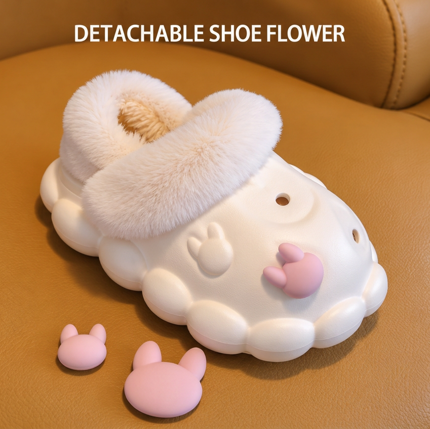 CloudWalk – Zacht & Knus – Warme Pluche Kinderpantoffels