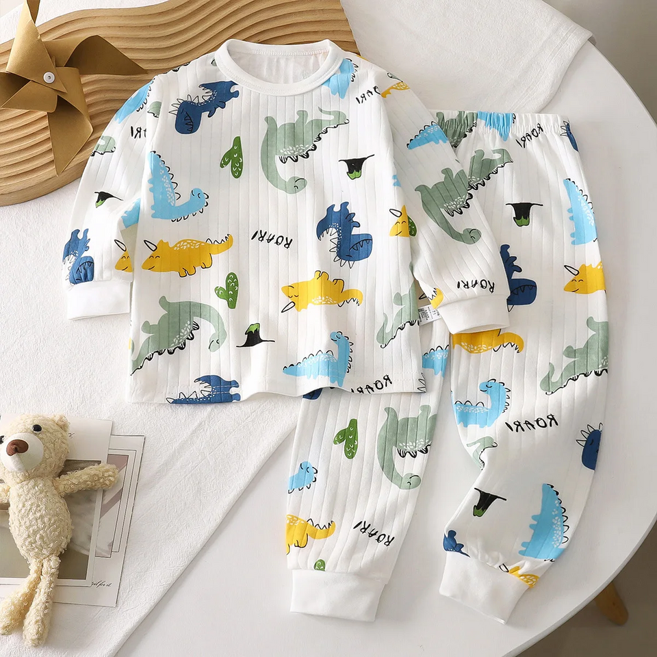 LittleDreamer – Zacht & Warm – Katoenen Kinder Nachtkleding Set
