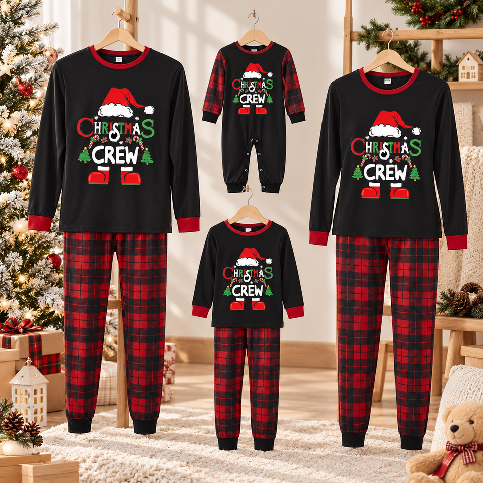 MerryCrew – Feestelijk & Gezellig – Matching Kerstkleding voor het Hele Gezin