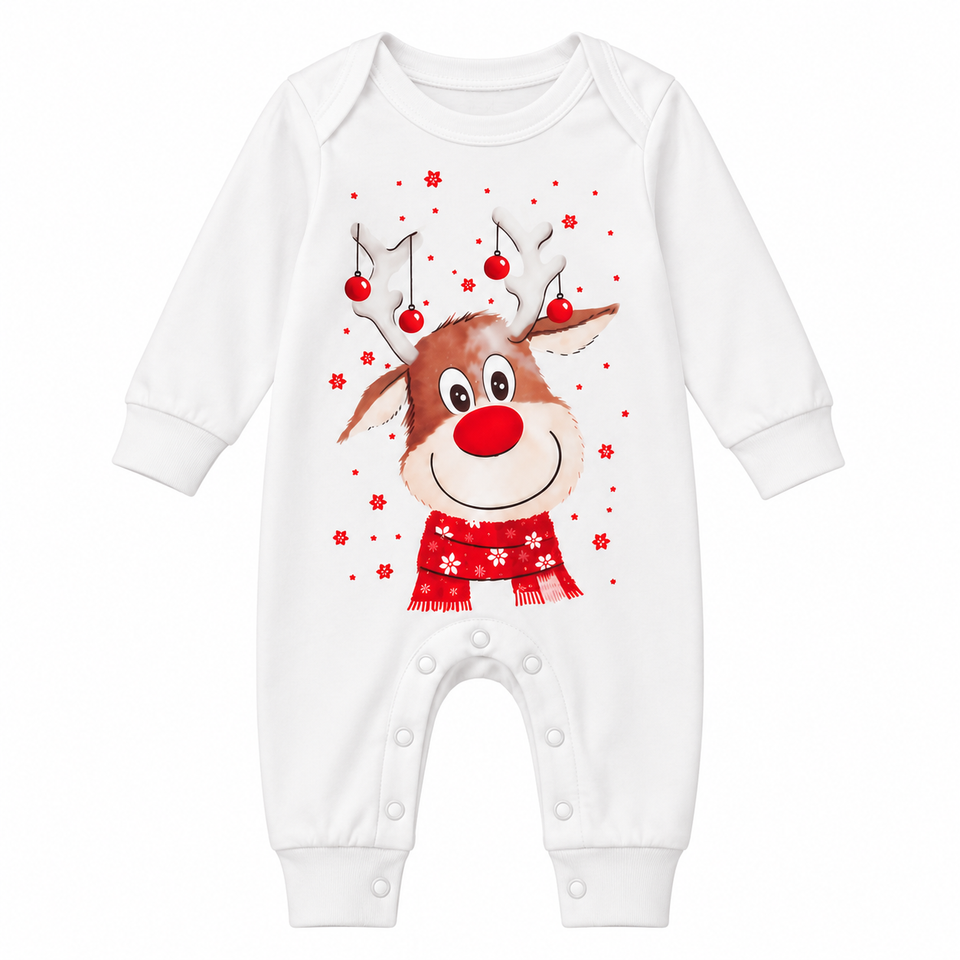 ReindeerJoy – Warm & Comfortabel – Familie Kerstpyjama met Rendierprint
