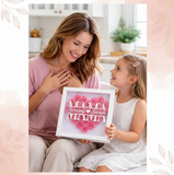 Personalized Rose Shadow Box – Uniek Moederdagcadeau – Gepersonaliseerde Rozen Schaduwdoos