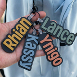 Custom Acrylic Keychain – Voor Tassen & Sleutels -  Gepersonaliseerd Sleutelhanger