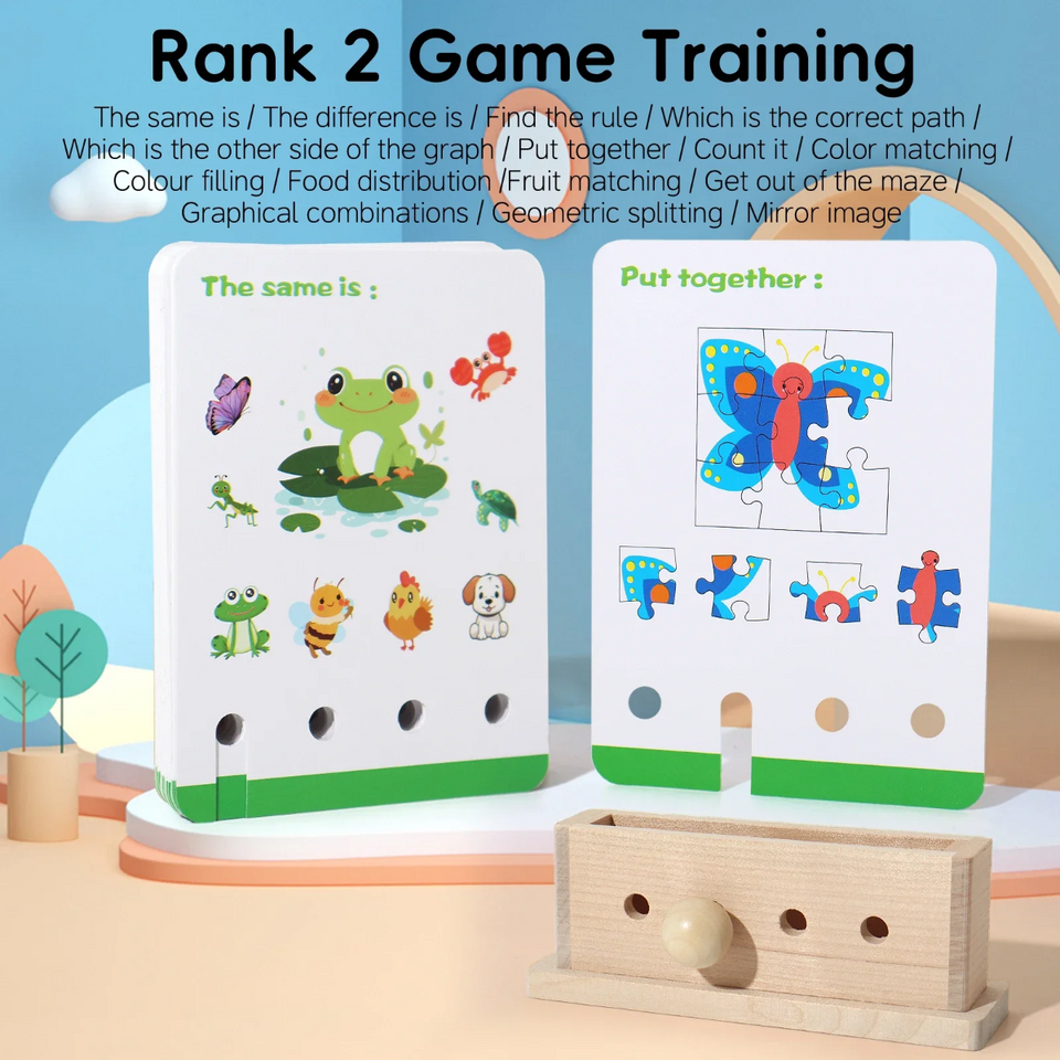 BrainyKids – Logisch & Leuk – Houten Educatief Kaartenspel