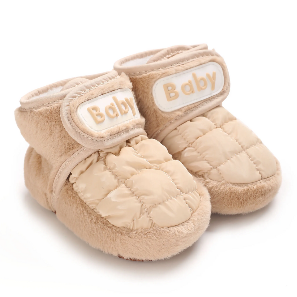 TinyBoots – Knus & Comfortabel – Pluche Babyschoenen voor Winter