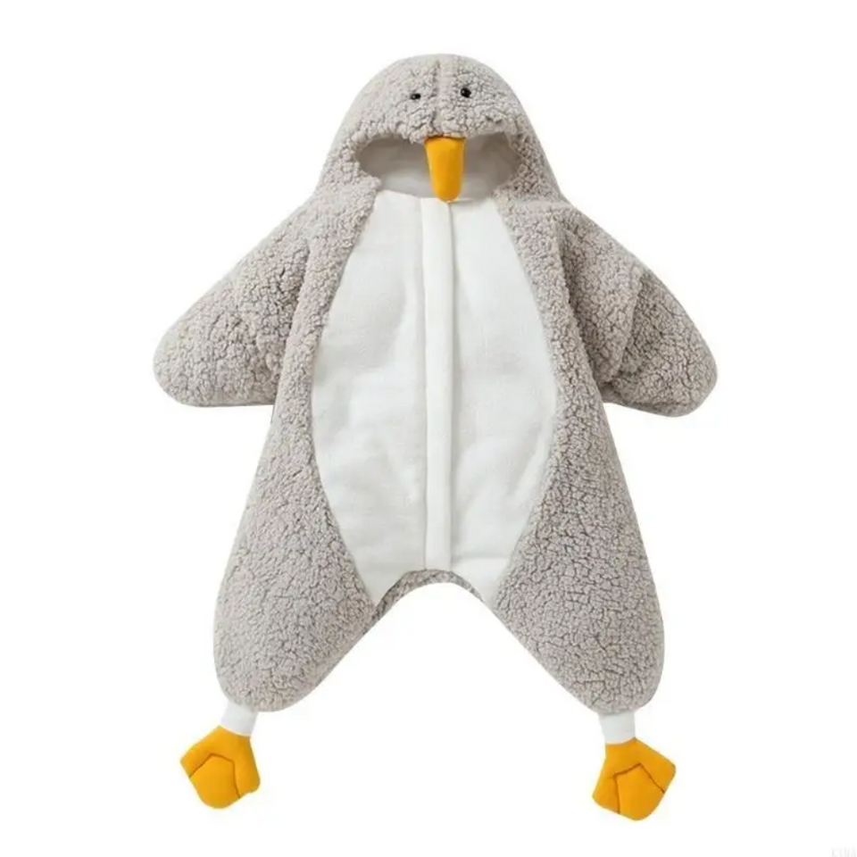 LittlePenguin – Zacht & Warm – Baby Pinguin Jumpsuit Slaapzak