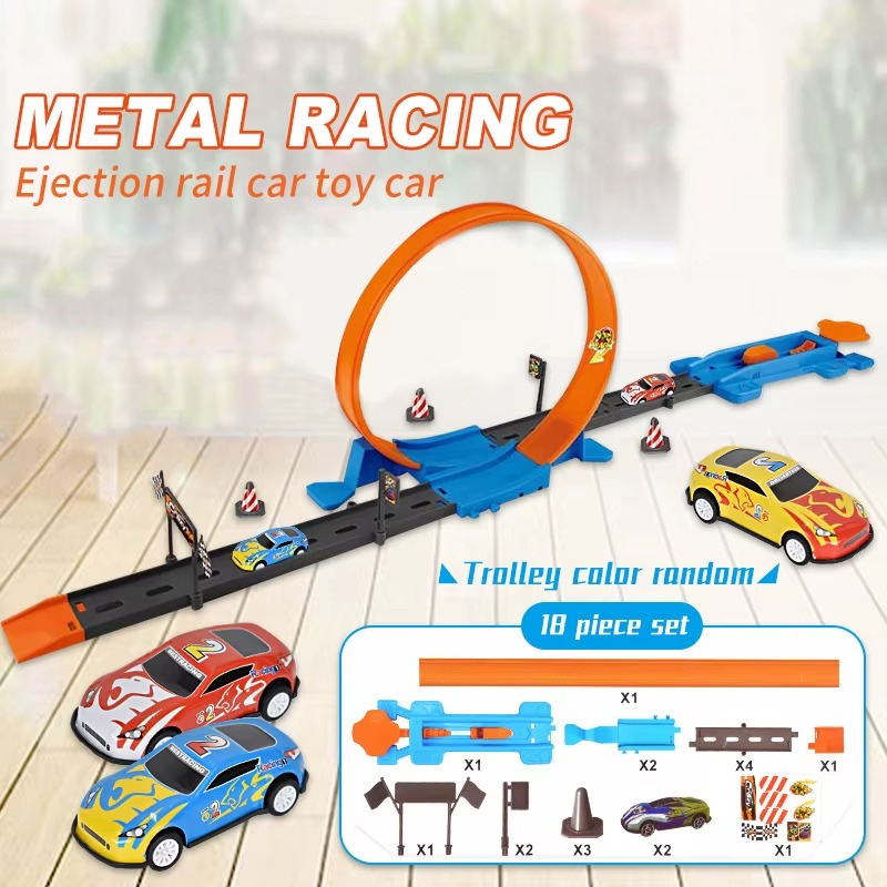 Double Race Track™ - Creatief & Leuk - Looping Racebaan