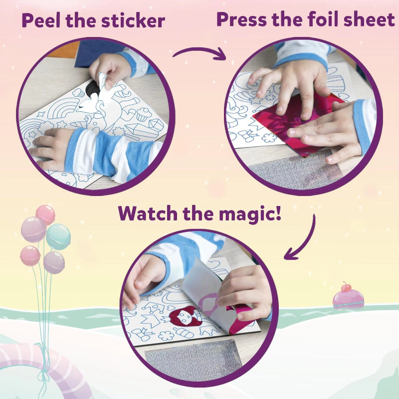 FoilMagic – Speels & Creatief – Folie Sticker Kunstset