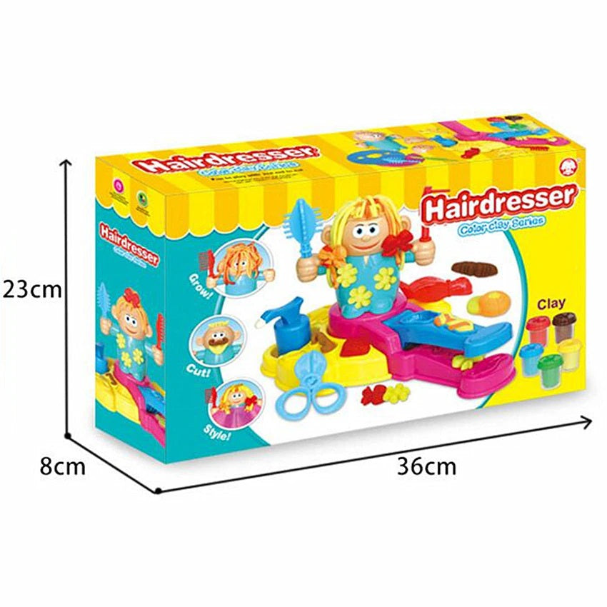 Clay Hairdresser Set™ - Haarsalon Avontuur - Kapper kleiset