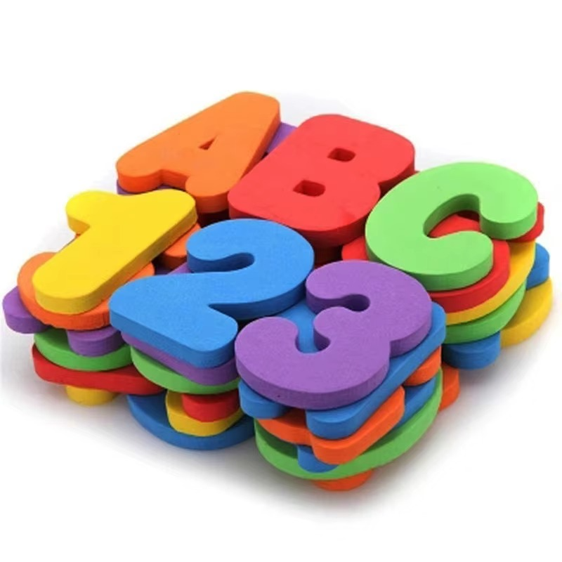 Bath Letters & Numbers™ - Leerzaam & Leuk - Kleurrijke Badletters & Cijfers