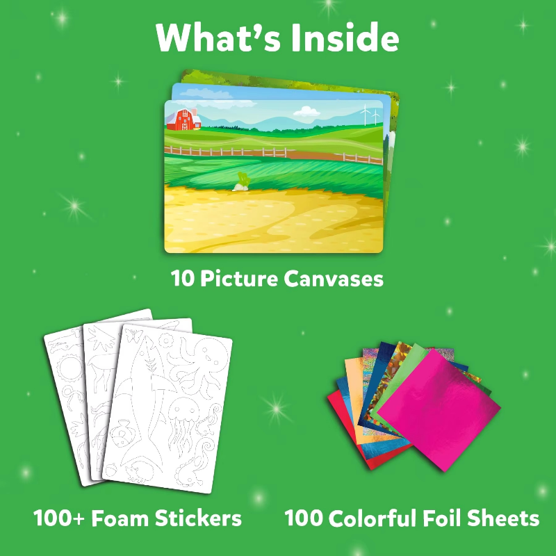 FoilMagic – Speels & Creatief – Folie Sticker Kunstset