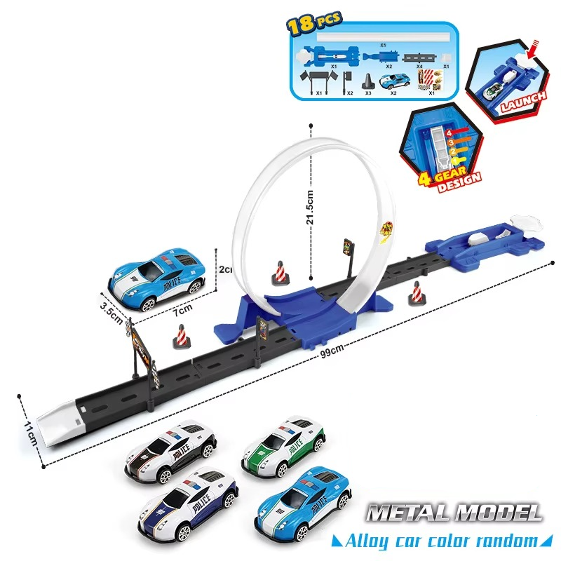 Double Race Track™ - Creatief & Leuk - Looping Racebaan