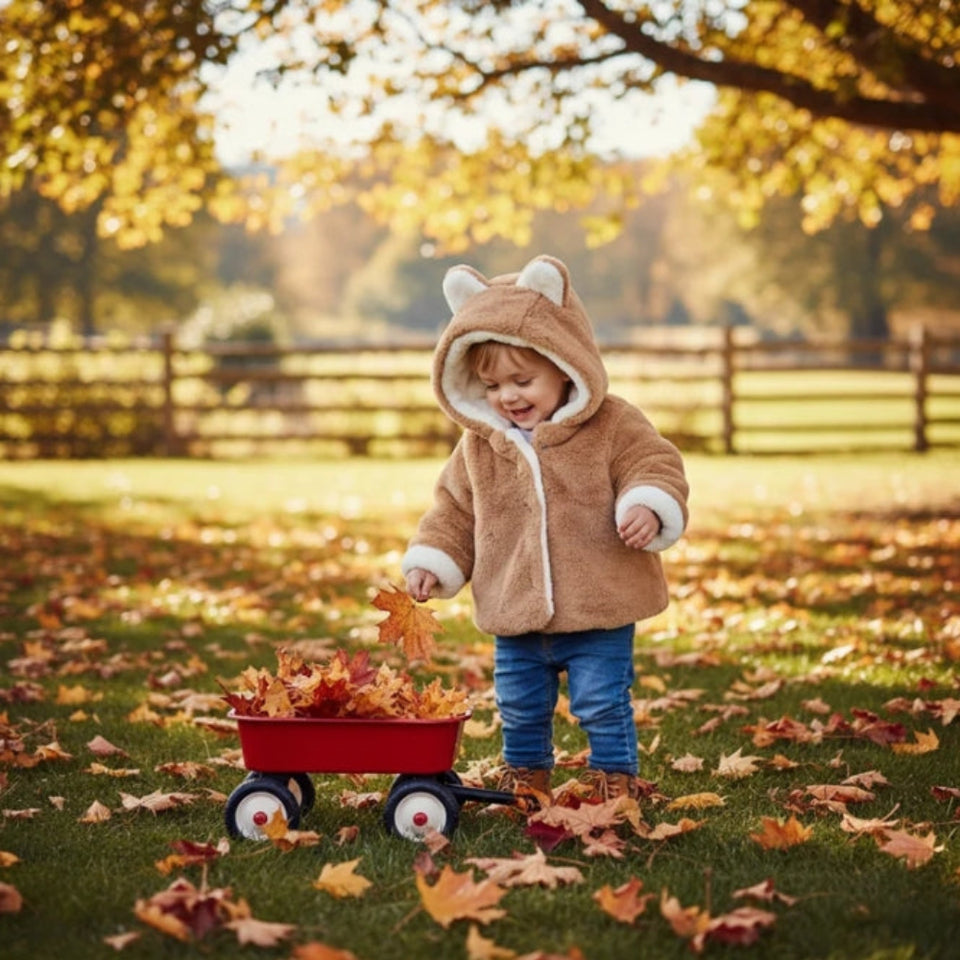 CozyPrincess – Warm & Zacht – Pluche Meisjesjas met Capuchon