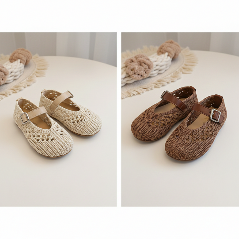 LittleWalkers – Comfort & Ademend – Mary Jane-ballerina's