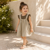 LittleStar – Comfort & Stijl – Kinderjurk met Ruches voor Zomerlook