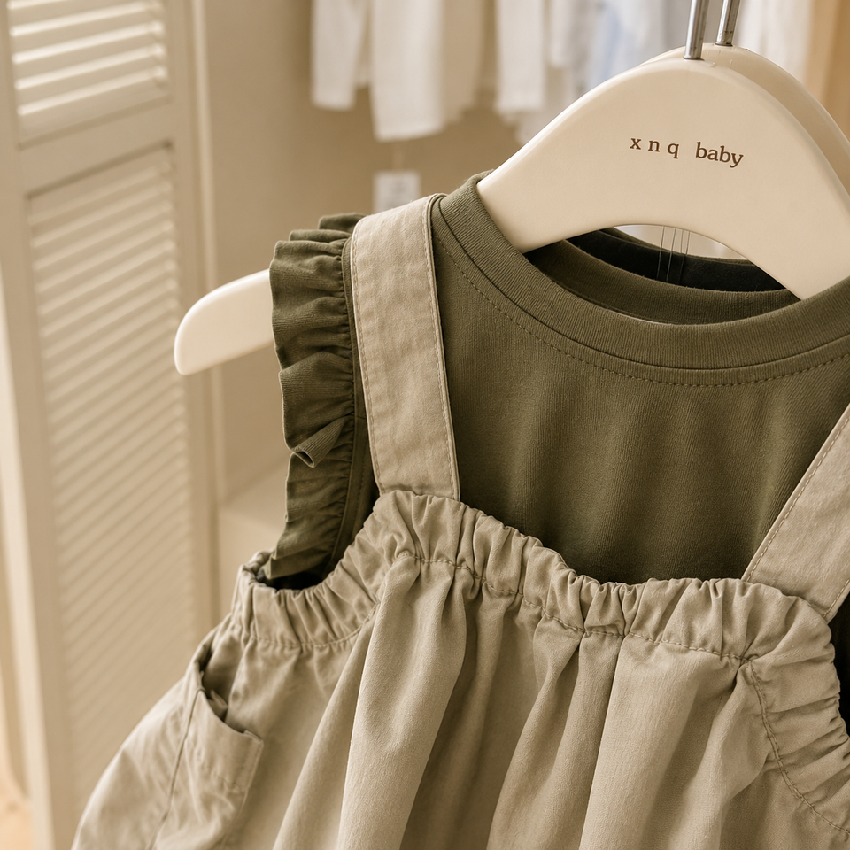 LittleStar – Comfort & Stijl – Kinderjurk met Ruches voor Zomerlook