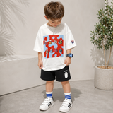 TinyTrend – Casual & Stijlvol – Kids T-shirt Met Kleurig Printontwerp