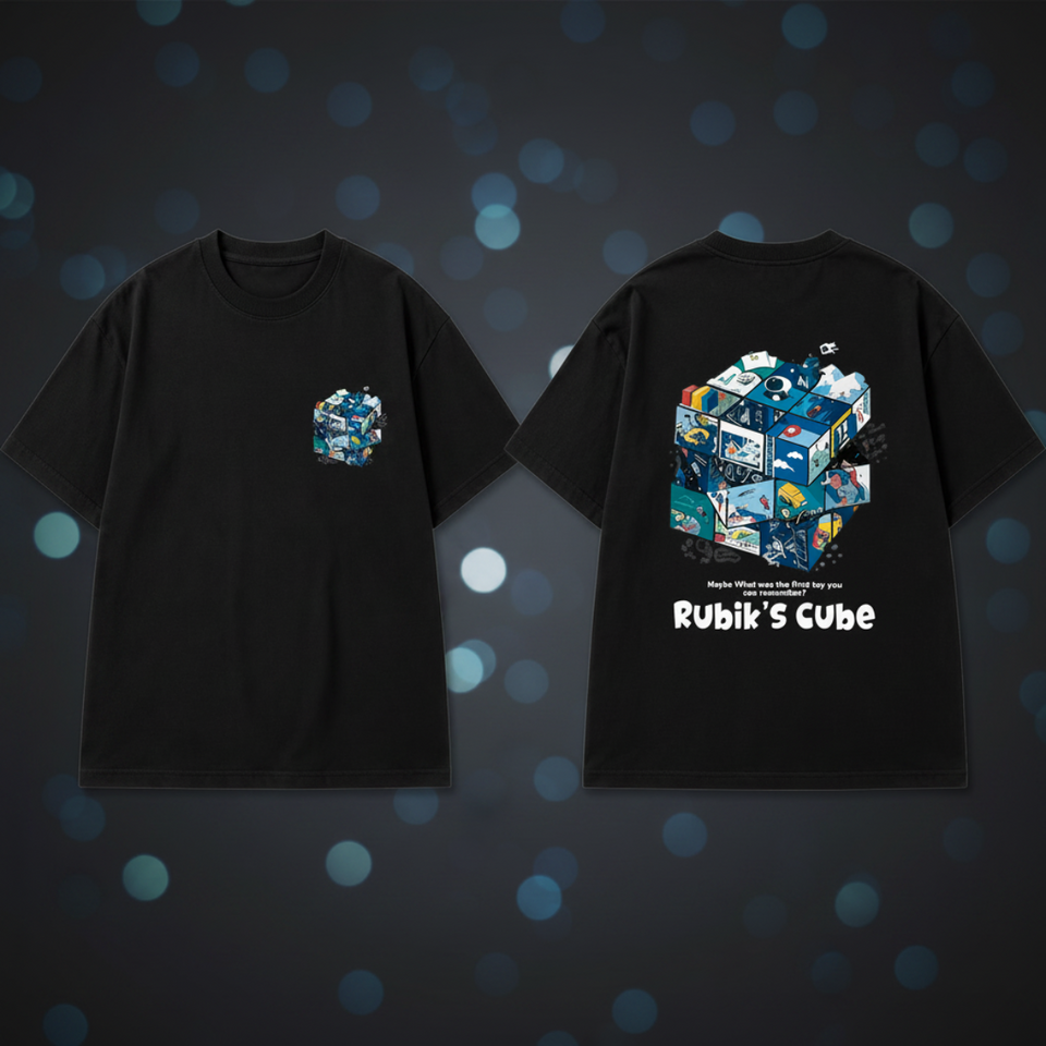 CubePlay – Zacht & Modieus – Rubik’s Cube T-shirt