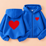 LittleLove – Zacht & Lief – Kinder Hoodie met Hartjesprint