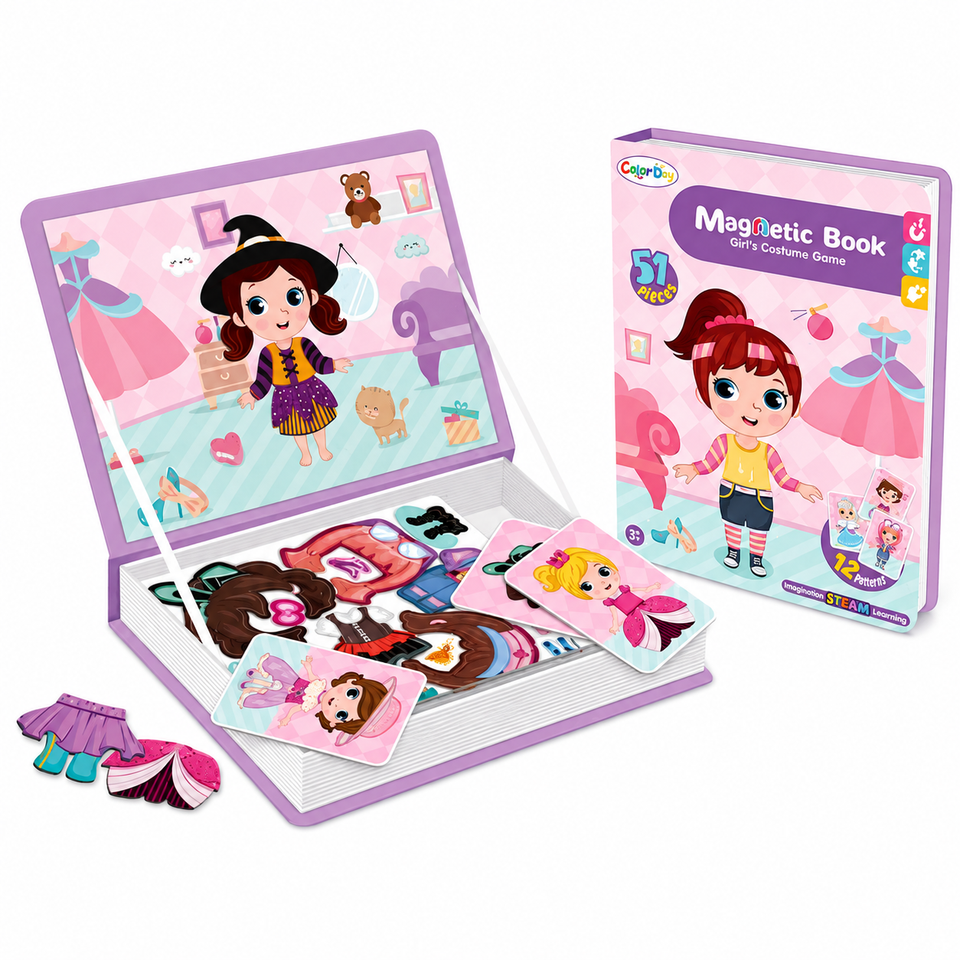 MagniPlay – Educatief & Creatief – Magnetisch Puzzelboek
