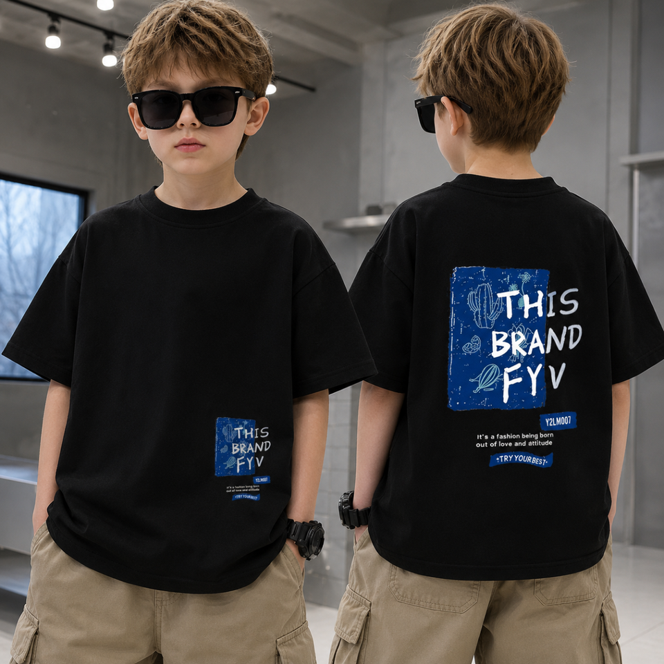 BrightTees – Comfortabel & Kleurrijk – Geprint Los T-shirt