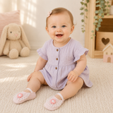 SweetFeet – Zacht & Schattig – Baby Sokken met Bloemen en Kanten