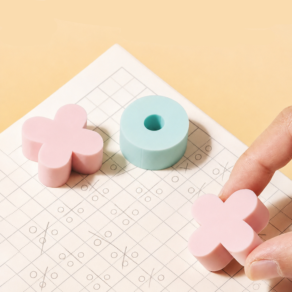 TicFun – Schattig & Praktisch – Boter-kaas-en-eieren Gum Set