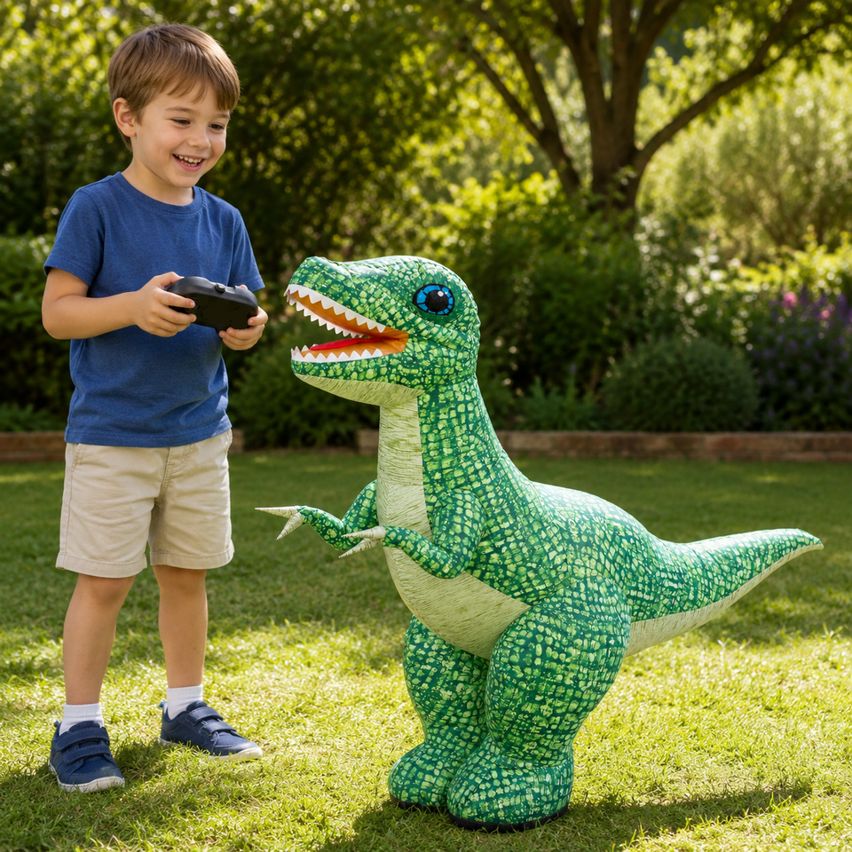 MegaDino – Avontuurlijk & Interactief – Opblaasbare RC Dinosaurus