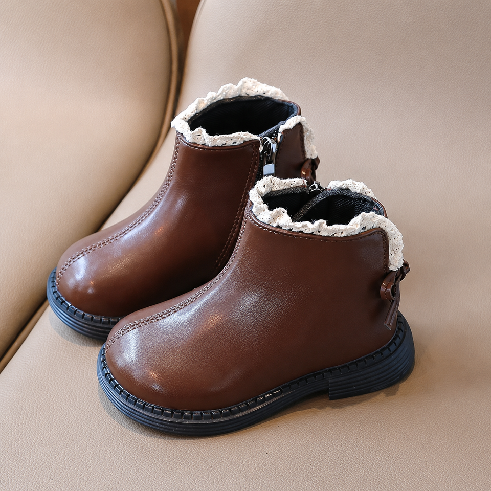 Mini Fashion™ - Warm & Classic - Leren Laarsjes