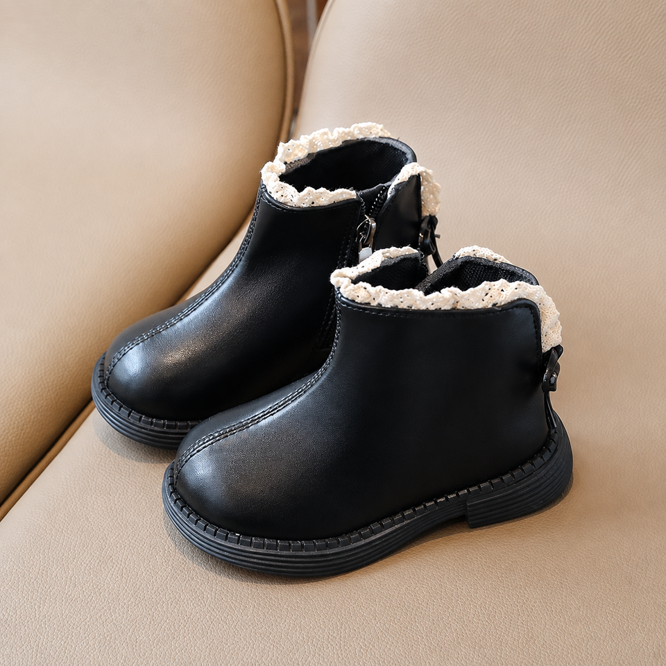 Mini Fashion™ - Warm & Classic - Leren Laarsjes