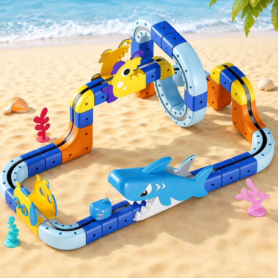 SharkRail – Speels & Interactief – Elektrische Treinbaan