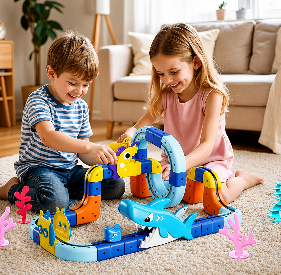 SharkRail – Speels & Interactief – Elektrische Treinbaan