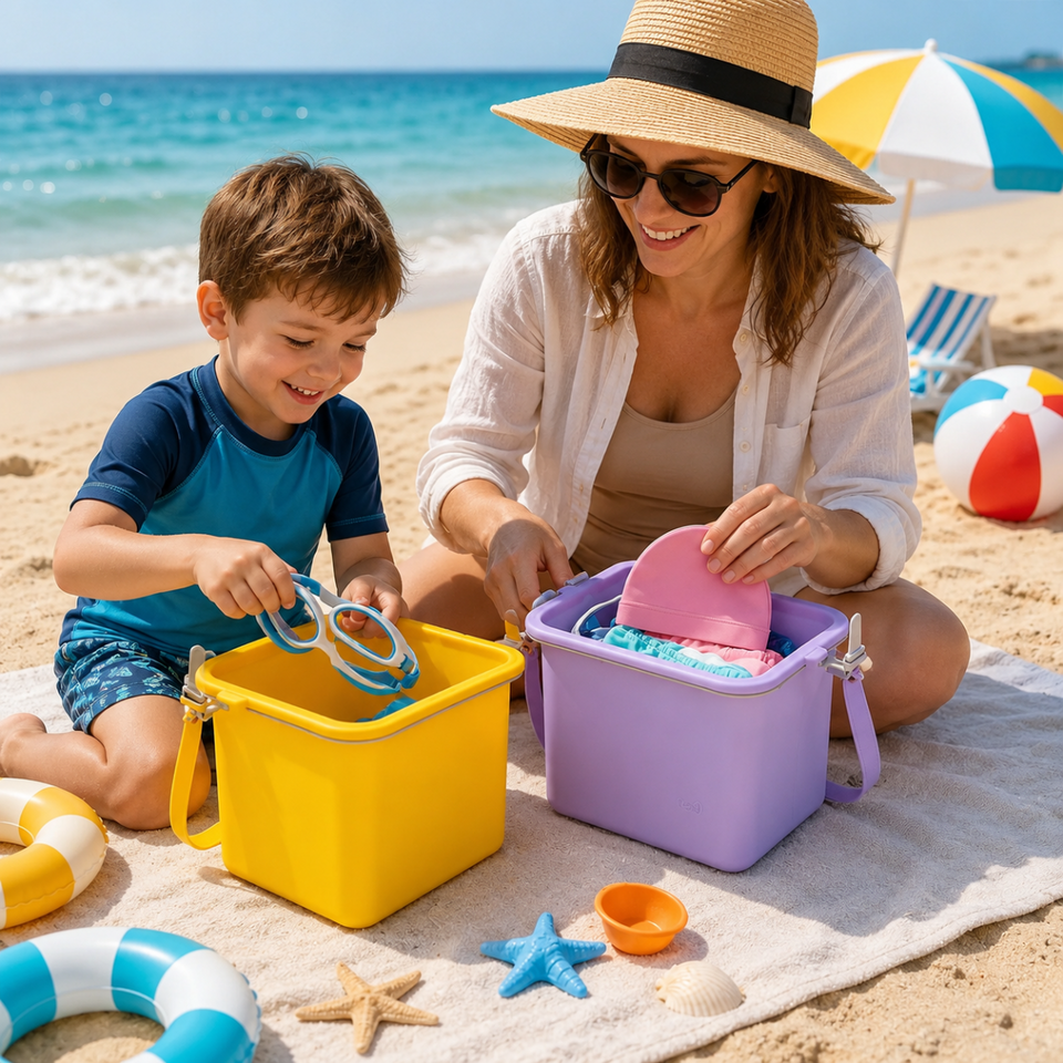 SeaBag – Waterpret & Handig – Grote Siliconen Schoudertas Waterdicht