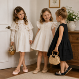 MiniChic – Elegantie & Stijl – Kinder Slofjes met Strik