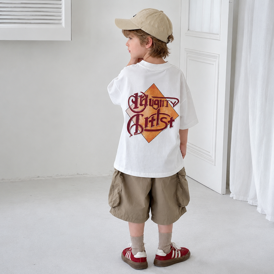 MushroomPlay – Casual & Streetwear – Oversized T-shirt met paddestoelprint