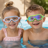 AquaVision – Verstelbare anticondens- en UV-bescherming – Siliconen zwembril met oordoppen